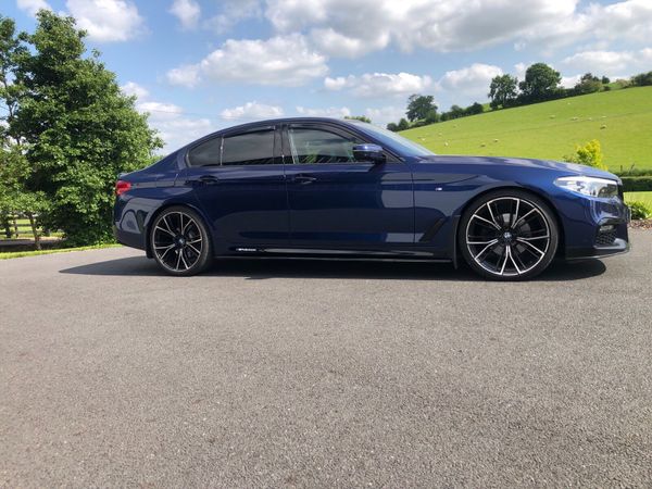 BMW 5-Series Saloon, Diesel, 2017, Blue