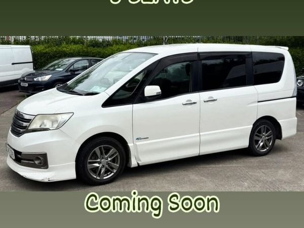 Nissan Serena MPV, Petrol Hybrid, 2013, White