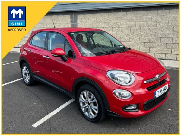 Fiat 500X Hatchback, Diesel, 2017, Red
