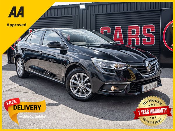 Renault Megane Saloon, Petrol, 2019, Black
