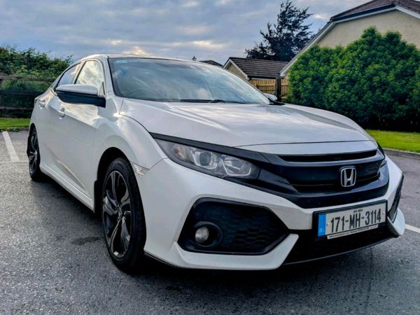 Honda Civic Hatchback, Petrol, 2017, White
