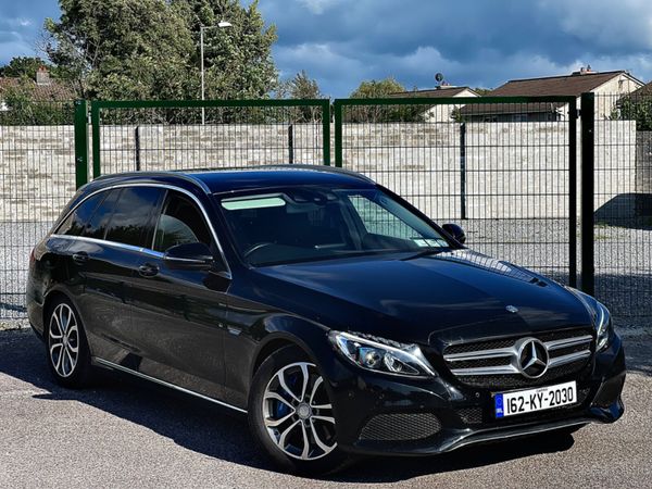 Mercedes-Benz C-Class Estate, Petrol Plug-in Hybrid, 2016, Black