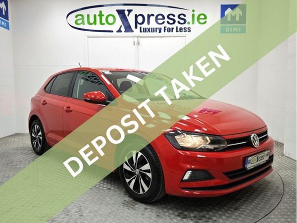 Volkswagen Polo Hatchback, Petrol, 2019, Red