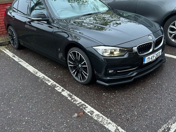 BMW 3-Series Saloon, Petrol Plug-in Hybrid, 2017, Black