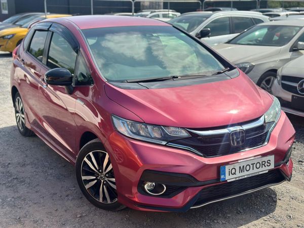 Honda Fit Hatchback, Petrol Hybrid, 2018, Red