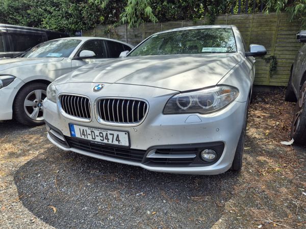 BMW 5-Series Saloon, Diesel, 2014, Silver
