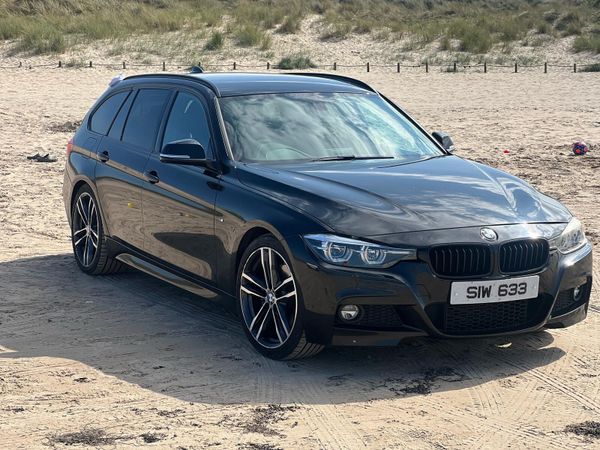 BMW 3-Series Estate, Diesel, 2017, Black