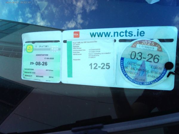 Renault Megane Hatchback, Diesel, 2014, Silver