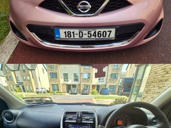 Nissan March Hatchback, Petrol, 2018, Pink