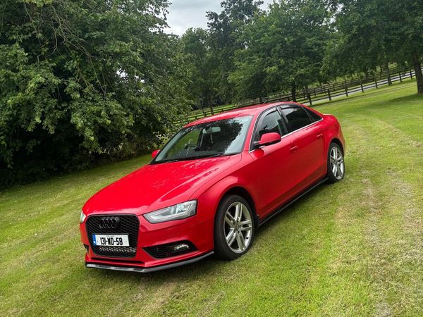 Audi A4 Saloon, Diesel, 2013, Red