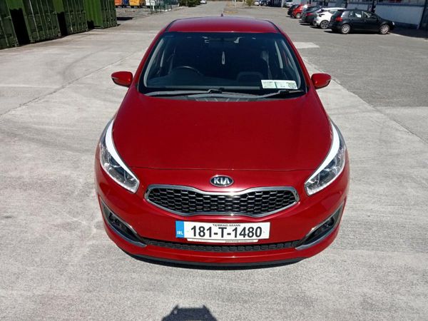Kia Ceed Hatchback, Diesel, 2018, Red