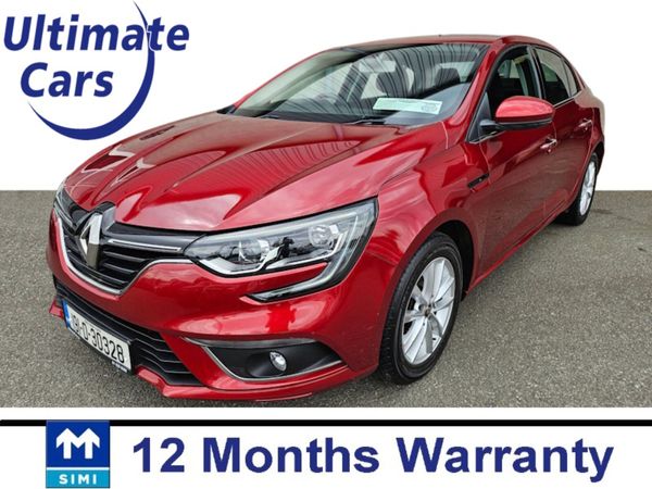 Renault Megane Saloon, Petrol, 2019, Red
