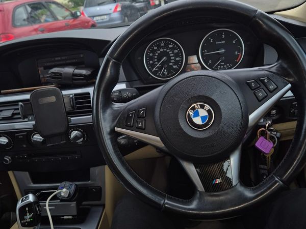 BMW 5-Series Saloon, Diesel, 2008, Black