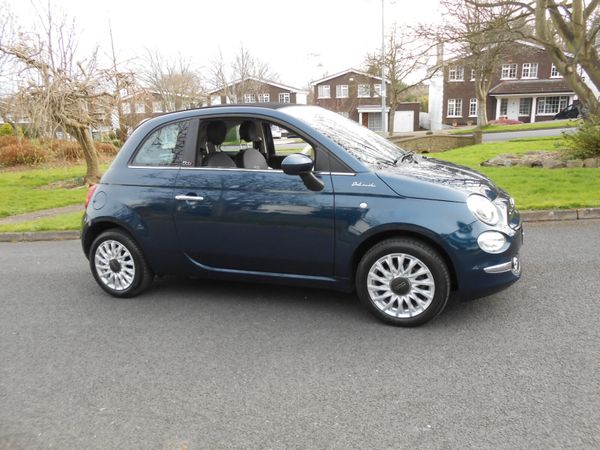 Fiat 500 Hatchback, Petrol, 2022, Blue