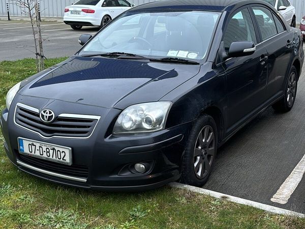 Toyota Avensis Saloon, Petrol, 2007, Black