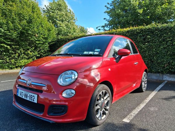 Fiat 500 Hatchback, Petrol, 2014, Red