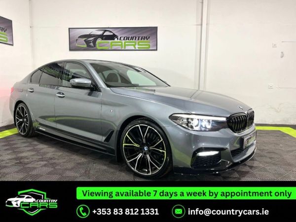 BMW 5-Series Saloon, Diesel, 2017, Blue