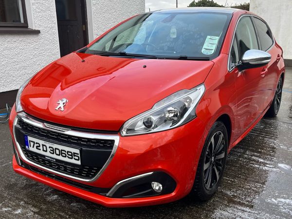 Peugeot 208 Hatchback, Petrol, 2017, Orange
