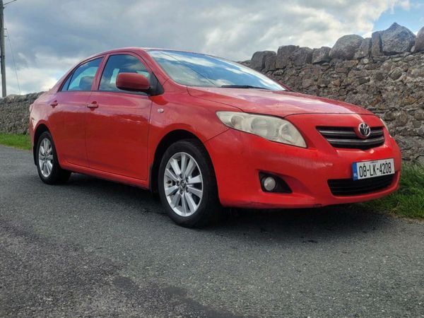 Toyota Corolla Saloon, Diesel, 2008, Red