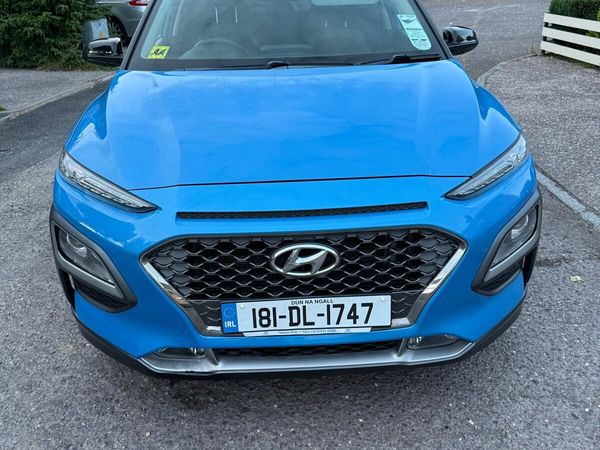 Hyundai KONA MPV, Petrol, 2018, Blue