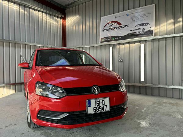 Volkswagen Polo Hatchback, Petrol, 2016, Red