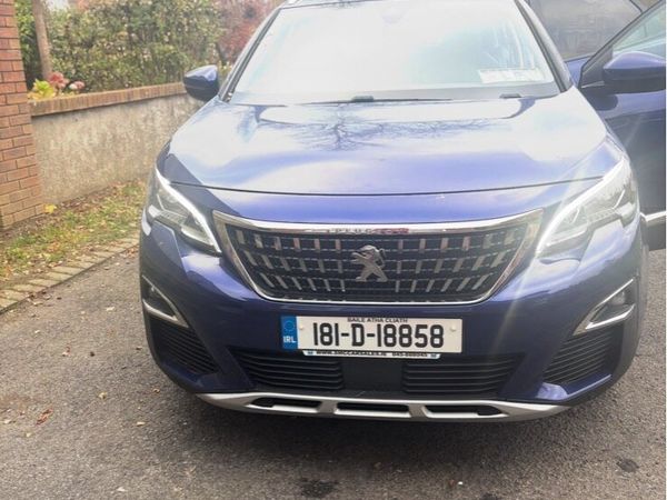 Peugeot 3008 MPV, Petrol, 2018, Blue