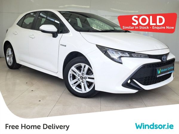 Toyota Corolla Hatchback, Petrol Hybrid, 2020, White