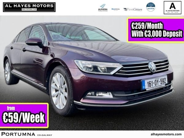 Volkswagen Passat Saloon, Diesel, 2016, Red