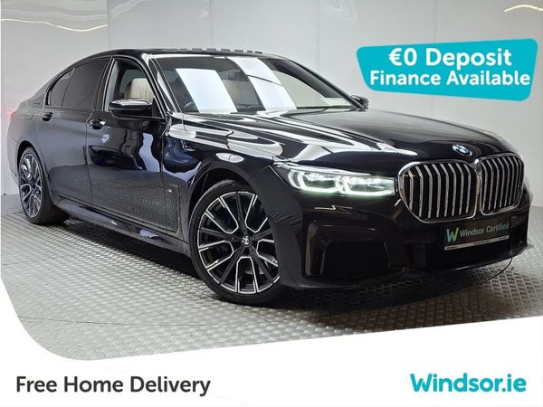 BMW 7-Series Saloon, Petrol Plug-in Hybrid, 2021, Black