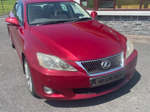 Lexus IS Saloon, Diesel, 2010, Red