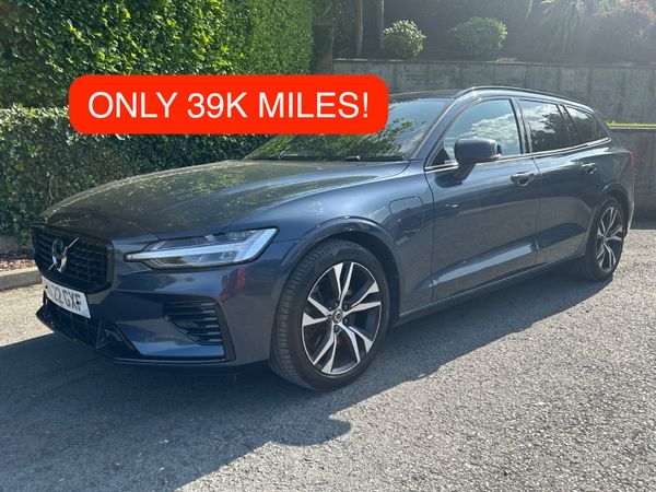 Volvo V60 Estate, Petrol Hybrid, 2022, Blue