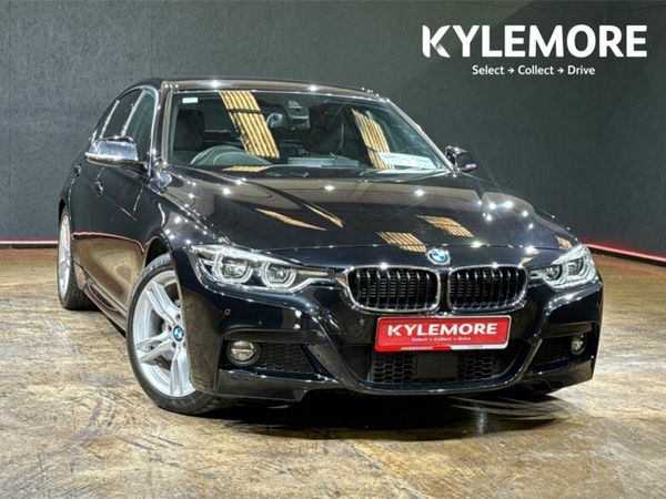 BMW 3-Series Saloon, Petrol Hybrid, 2018, Black
