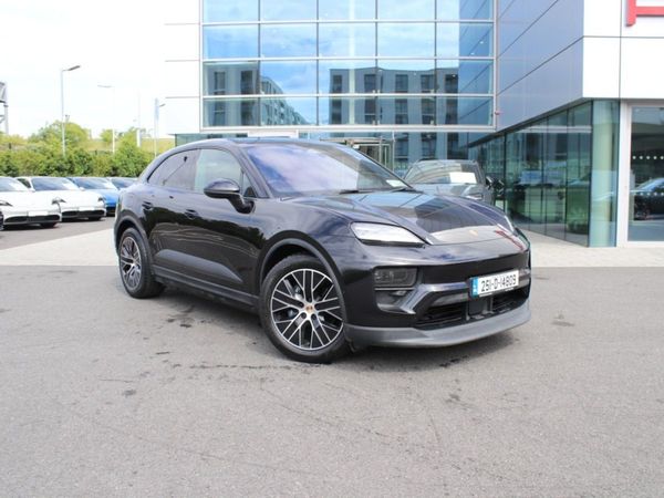 Porsche Macan SUV, Electric, 2025, Black