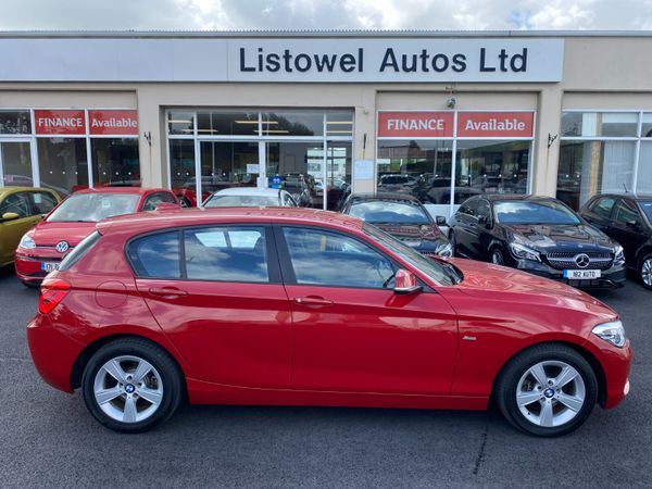 BMW 1-Series Hatchback, Diesel, 2017, Red