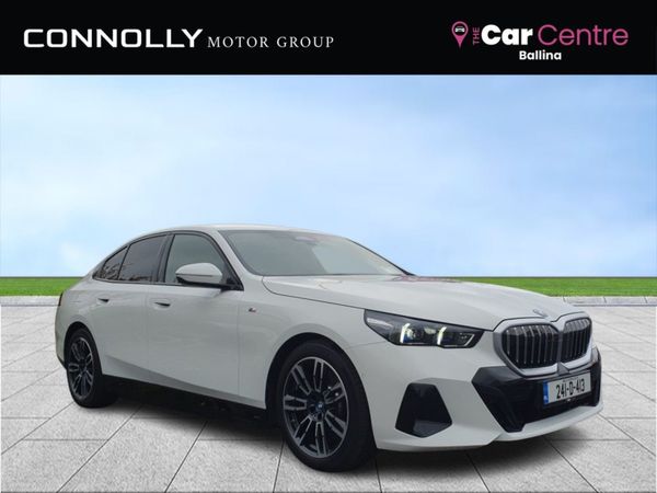 BMW 5-Series Saloon, Petrol Plug-in Hybrid, 2024, White