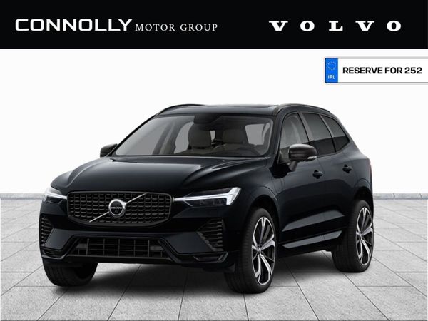 Volvo XC60 SUV, Petrol Plug-in Hybrid, 2025, Black