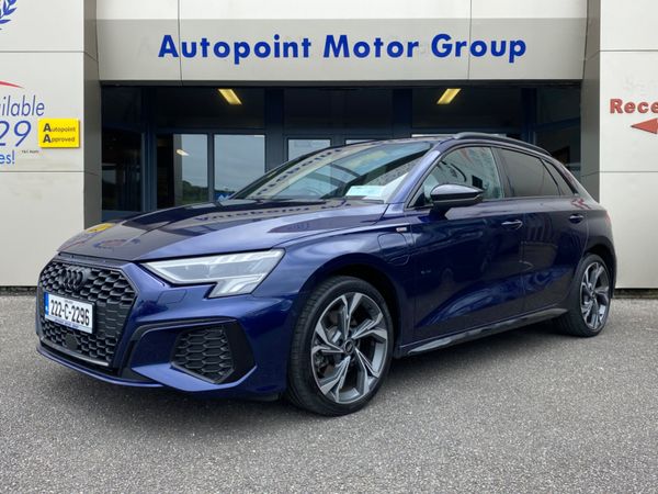 Audi A3 Hatchback, Petrol Plug-in Hybrid, 2022, Blue