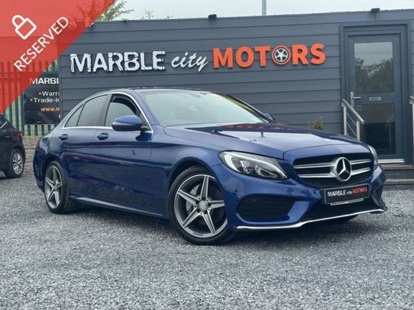 Mercedes-Benz C-Class Saloon, Diesel, 2017, Blue