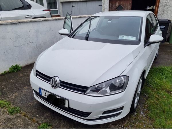 Volkswagen Golf Hatchback, Diesel, 2014, White