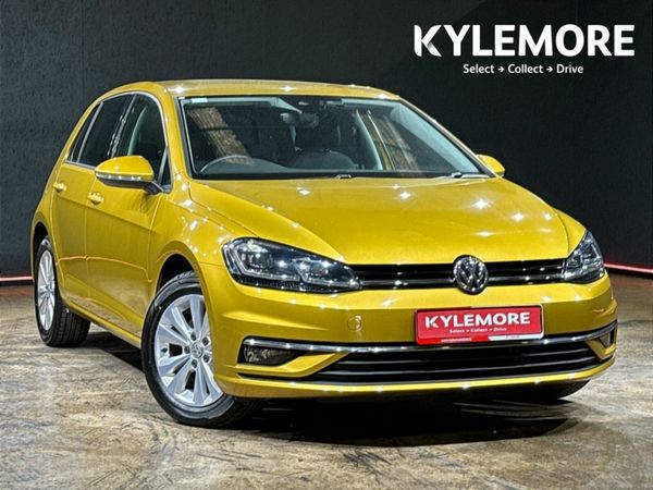 Volkswagen Golf Hatchback, Petrol, 2018, Yellow