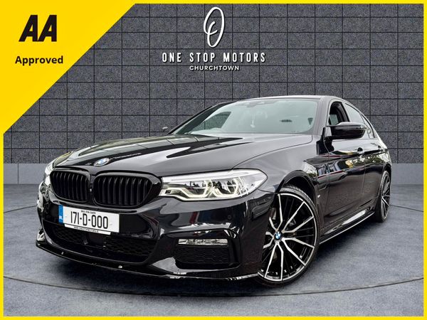 BMW 5-Series Saloon, Petrol Plug-in Hybrid, 2017, Black