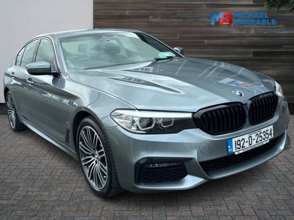 BMW 5-Series Saloon, Hybrid, 2019, Blue