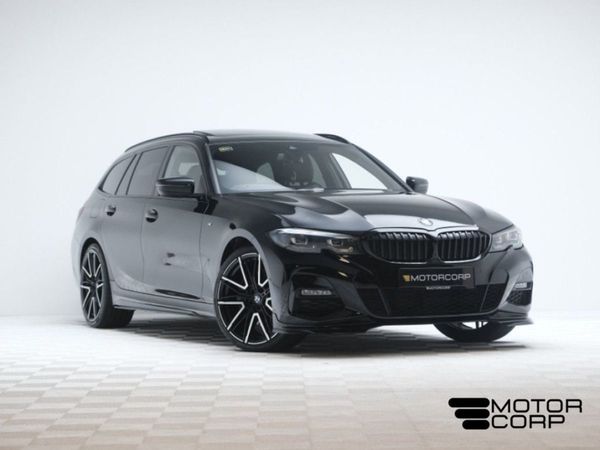 BMW 3-Series Estate, Hybrid, 2021, Black
