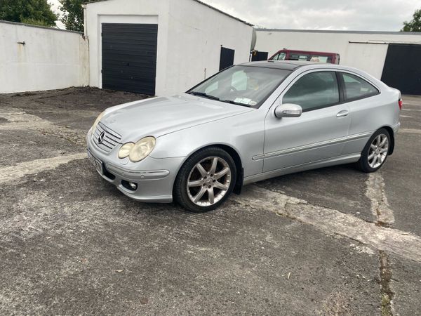 Mercedes-Benz C-Class Coupe, Petrol, 2007, Silver