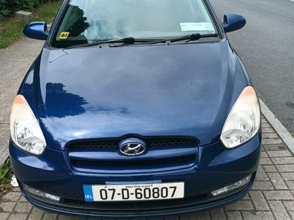 Hyundai Accent Hatchback, Petrol, 2007, Blue