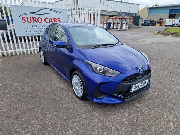 Toyota Yaris Hatchback, Petrol Hybrid, 2021, Blue