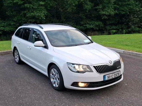Skoda Superb Estate, Diesel, 2014, White