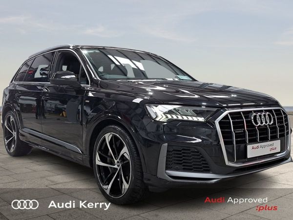 Audi Q7 Estate, Petrol Hybrid, 2021, Black