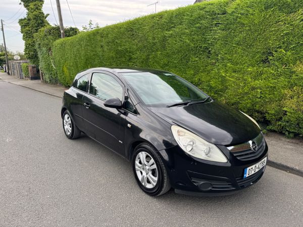 Opel Corsa Hatchback, Petrol, 2007, Black