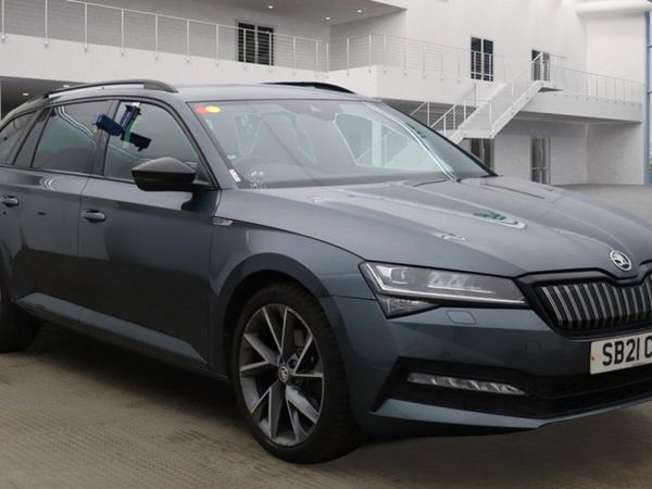 Skoda Superb Estate, Petrol Hybrid, 2021, Grey